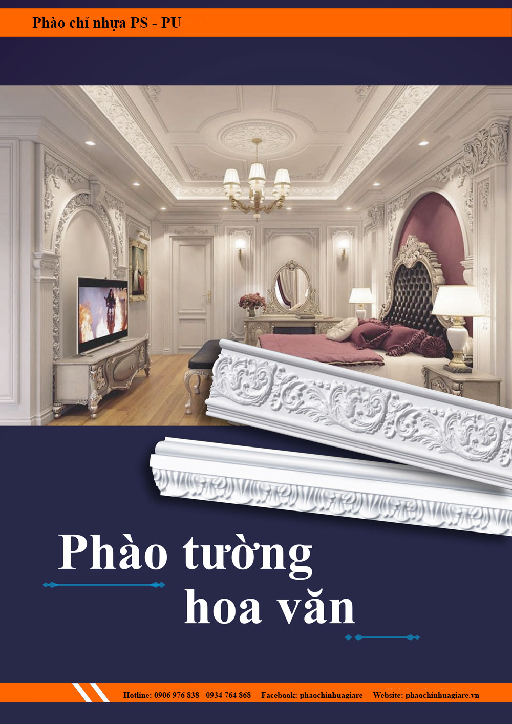 Phào nhựa pvc khắc phục mọi khuyết điểm của công trình